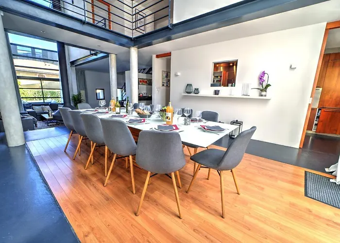 La Grange Emnitan - Maison De Moderne Pour 12p Fetes Interdites